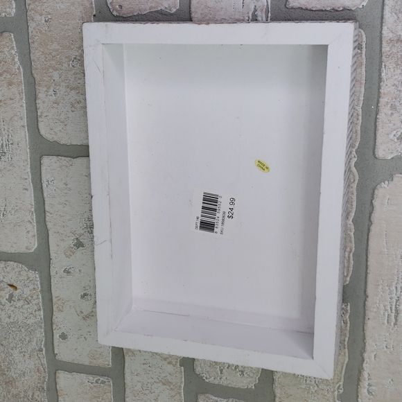 Wooden "Tis The Season" reindeer ornament whitewashed sign wall décor picture - Picture 4 of 4